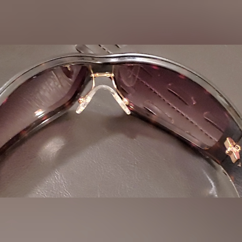 ✨Fashion Forward ⏩ ✨ Marc Jacobs Wrap Sunglasses Tortoise Gold/Brown - Picture 4 of 8